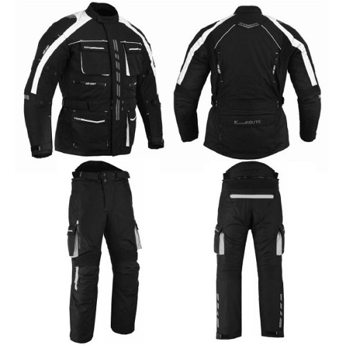 Mono cordura 2 piezas Kangroute Atenea Ares Negro Blanco barato Hospitalet