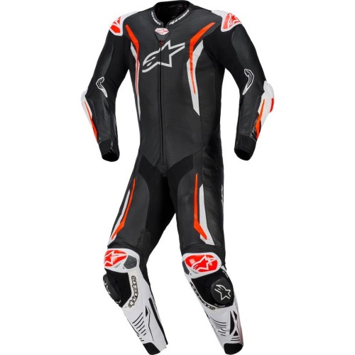 Traje / Mono ALPINESTARS GP Tech V5 1PC Black / White / Red Fluo