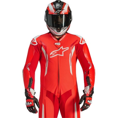 Traje / Mono ALPINESTARS GP Tech V5 1PC Red Fluo / Bright Red / White