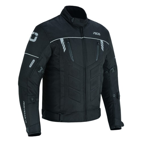 Chaqueta moto invierno tricapa BOS Vega negra en oferta en tienda