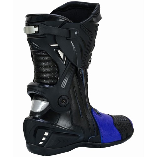 Botas moto racing KGT Assen Azules baratas tienda ropa moto Hospitalet