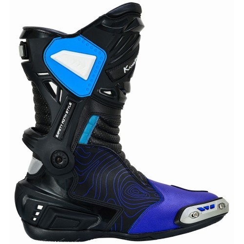 Botas moto racing KGT Assen Azules baratas tienda ropa moto Hospitalet