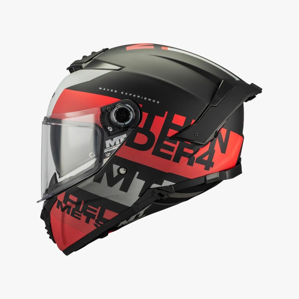 Casco moto MT Thunder 4SV Waves B5 Mate en tienda ropa Hospitalet