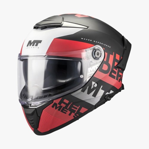 Casco moto MT Thunder 4SV Waves B5 Mate en tienda ropa Hospitalet