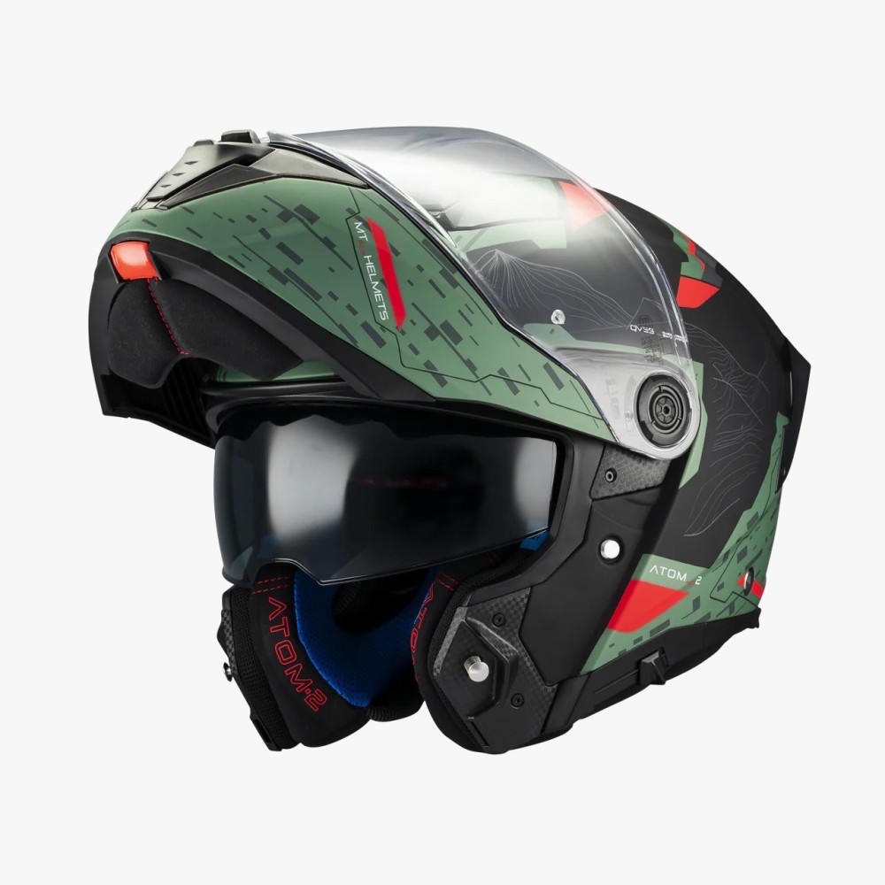 Casco modular MT Atom 2 SV Highlands C6 Mate en tienda Hospitalet