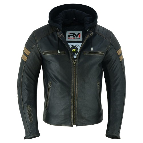 Chaqueta para moto de cuero Roxton RM-5067 Santa Fe outlet Hospitalet
