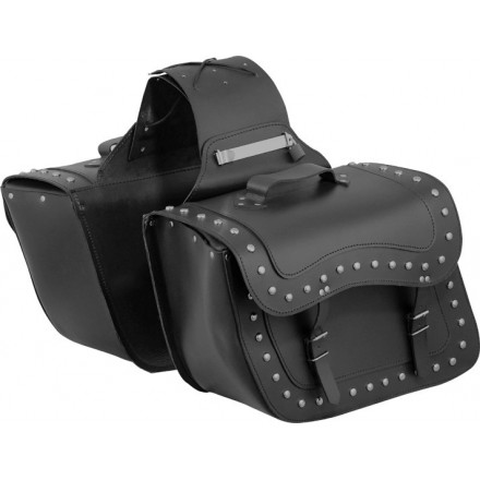 Alforja de Cuero Goyamoto GM-259 color negro