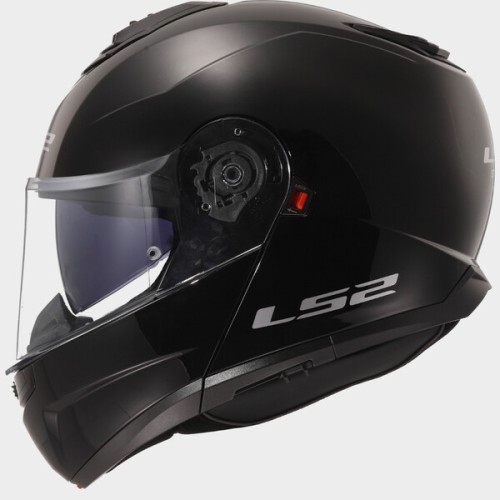 Casco modular LS2 FF325.10 Strobe II Solid negro brillo barato en Hospitalet