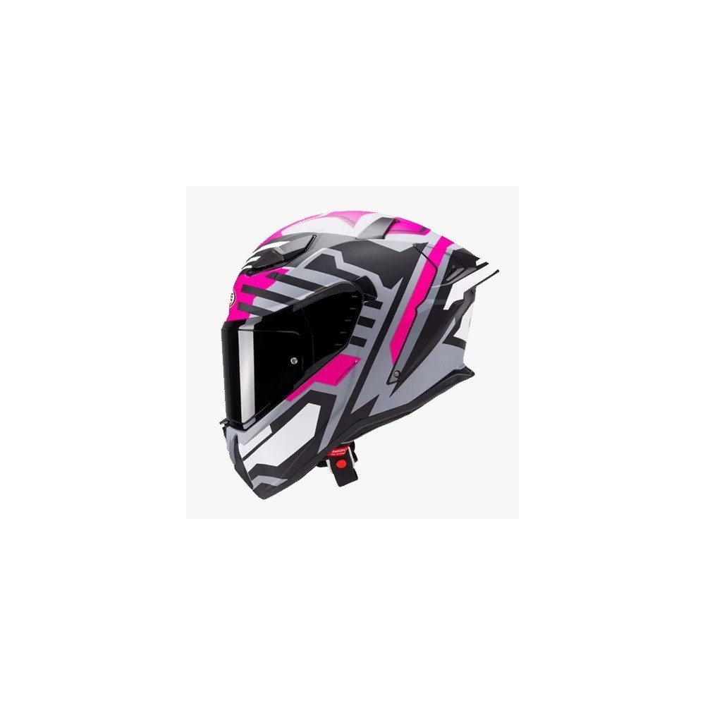 Casco integral Caberg  Drift Evo II Horizon Matt Grey Black Fuchsia