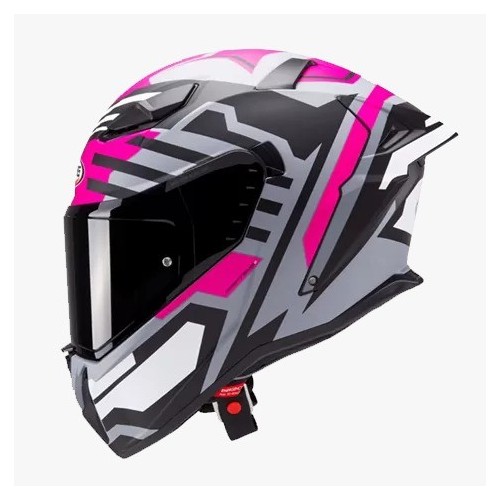 Casco integral Caberg  Drift Evo II Horizon Matt Grey Black Fuchsia