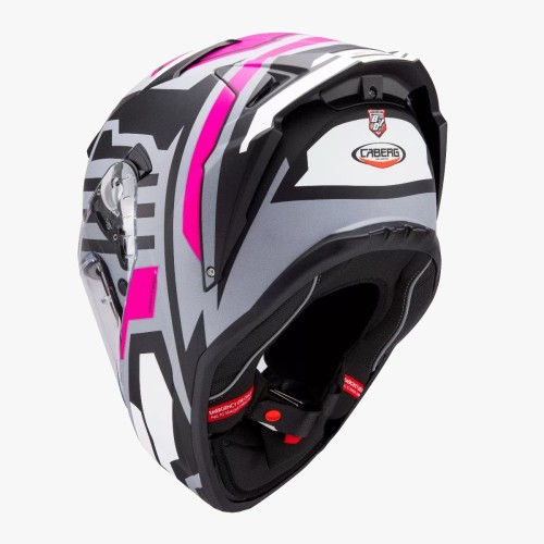 Casco integral Caberg  Drift Evo II Horizon Matt Grey Black Fuchsia
