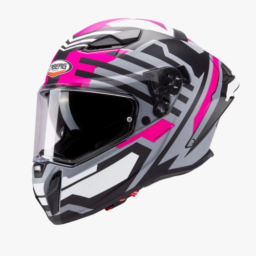 Casco integral Caberg  Drift Evo II Horizon Matt Grey Black Fuchsia
