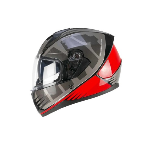 Casco integral SKA-P 3MHA Speeder Sport Gris Rojo tienda ropa Hospitalet