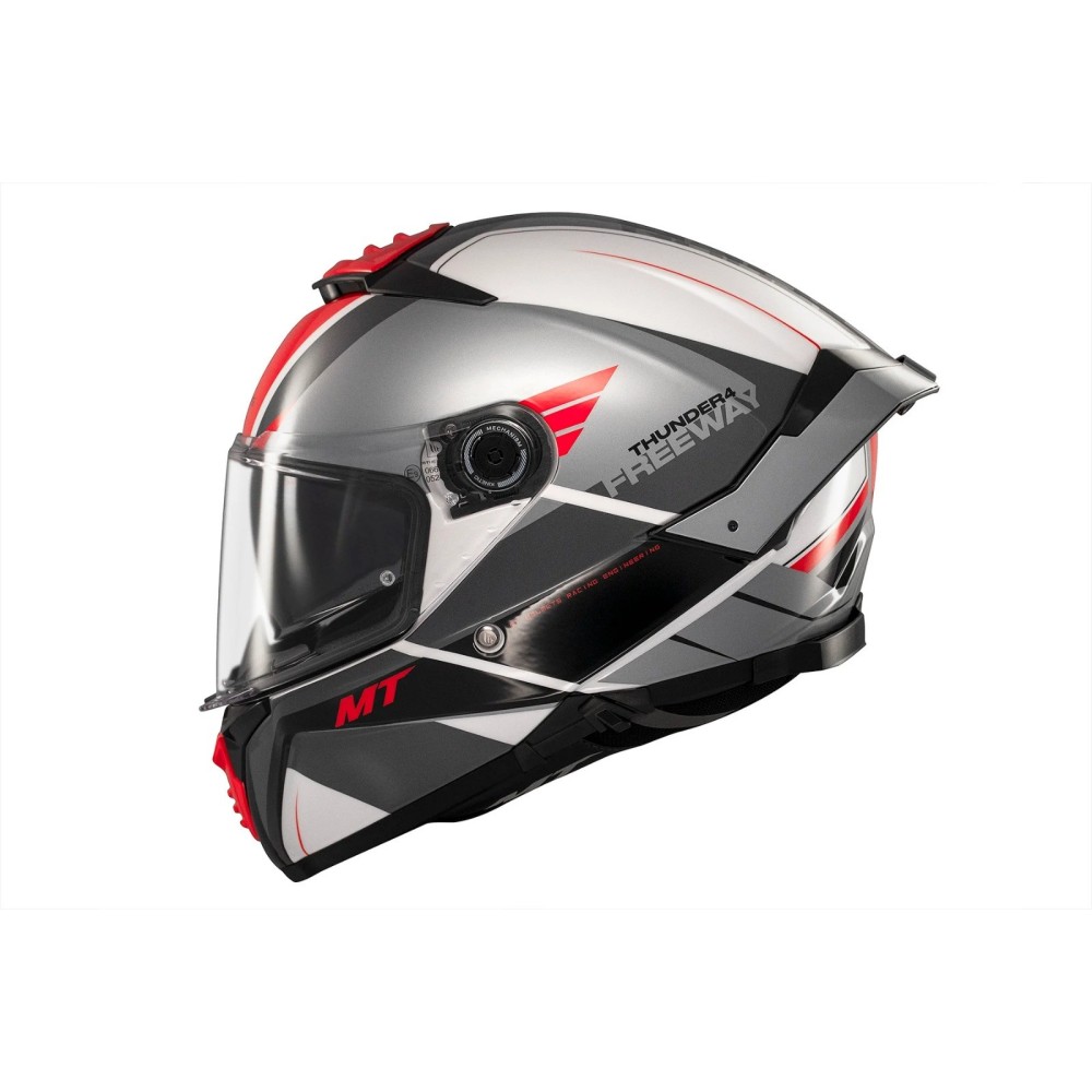 Casco moto MT Thunder 4 SV Freeway A5 Brillo en tienda ropa Hospitalet