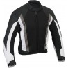 Chaqueta de cordura para verano Goyamoto GM-127 color blanco-negro-gris
