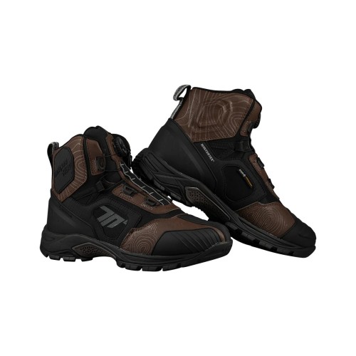 Botas moto Seventy Degress BA-7 Stelvio adventure marrón tienda Hospitalet