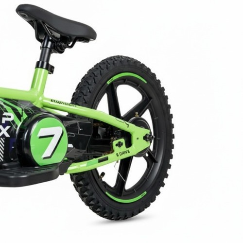 Bicicleta eléctrica infantil Apex 7 verde 12" barata tienda Hospitalet