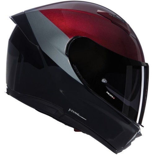 Casco NOLAN N60-6 VERNICIATURA SPECIALE BLACK / RED / GREY