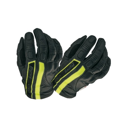 Guantes moto verano Shiro SH-06 Pista negro flúor en oferta Hospitalet