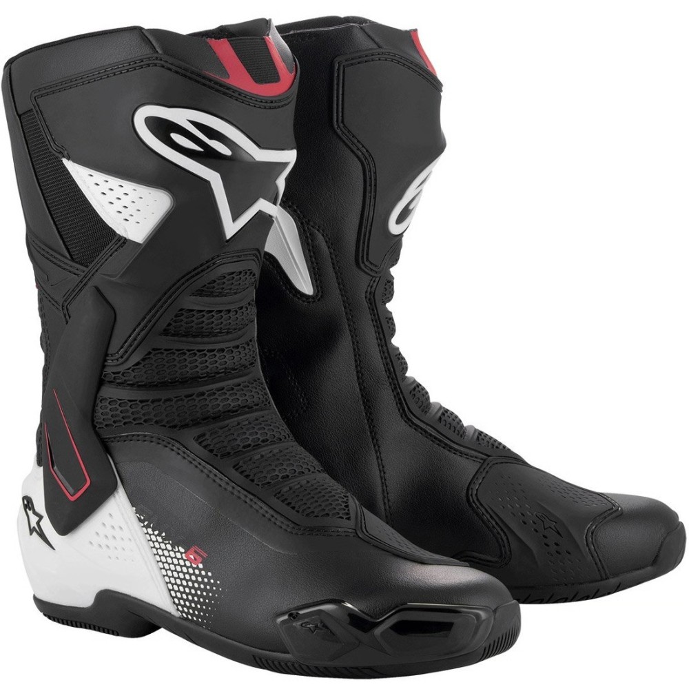Botas Alpinestars SMX-6 V3 Black White Red tienda moto outlet Hospitalet