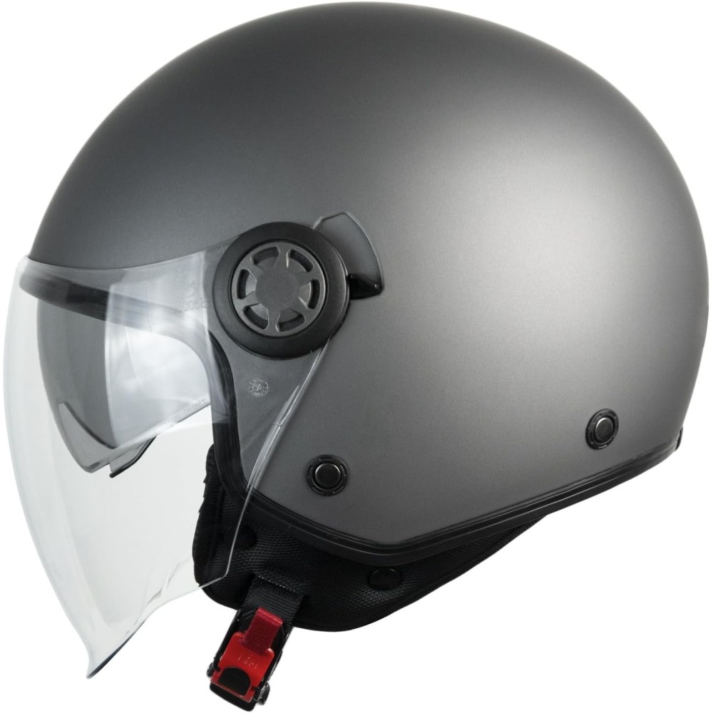 Casco jet SKA-P 1SHA Zen mono gris mate en outlet cascos Hospitalet