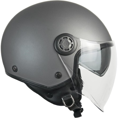 Casco jet SKA-P 1SHA Zen mono gris mate en outlet cascos Hospitalet
