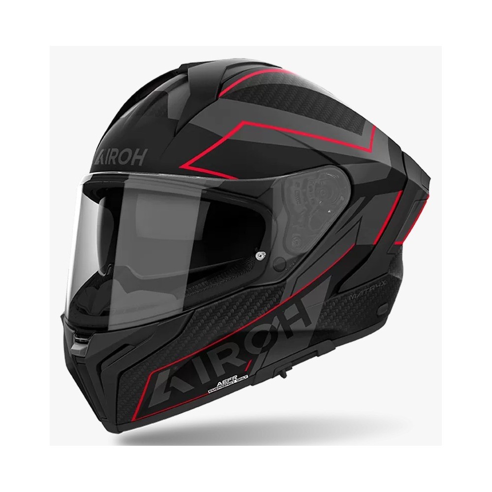 Casco moto integral Airoh Matryx Sentinel Red Matt outlet tienda Hospitalet