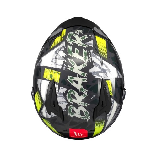 Casco integral MT Braker SV Fury C6 brillo tienda outlet ropa Hospitalet
