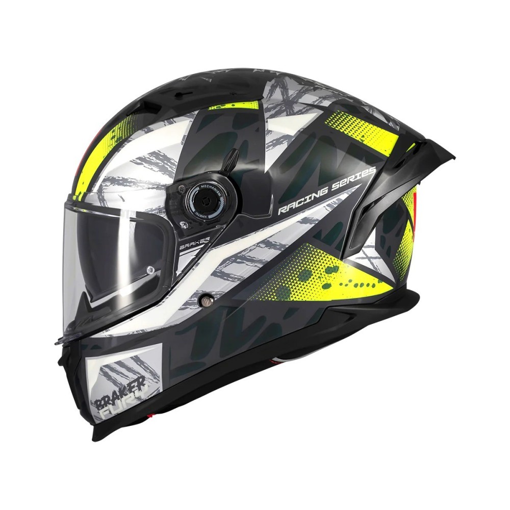 Casco integral MT Braker SV Fury C6 brillo tienda outlet ropa Hospitalet