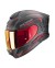 Casco Scorpion Exo-530 Air Slope Negro Mate Rojo