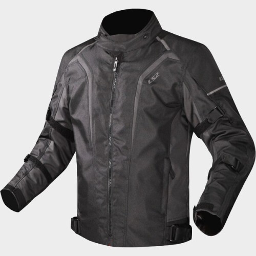 Chaqueta cordura moto invierno LS2 Sepang negra gris tienda Hospitalet