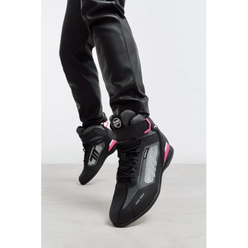 Botas Seventy Degress SD-BR2 negro-rosa-blanco en Motocat.net