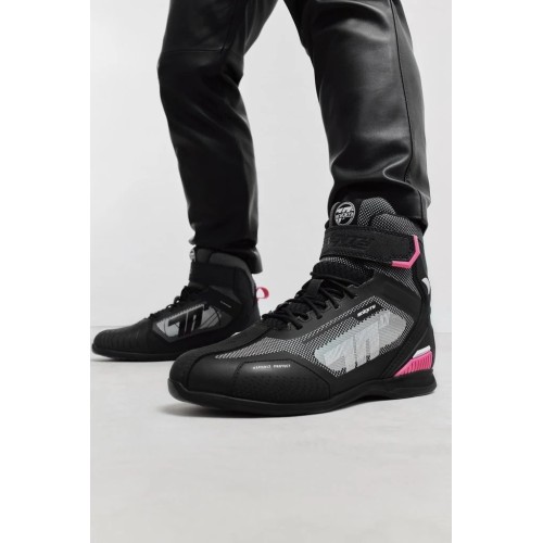 Botas Seventy Degress SD-BR2 negro-rosa-blanco en Motocat.net