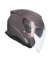 Casco jet Shiro Capri gris grafito mate