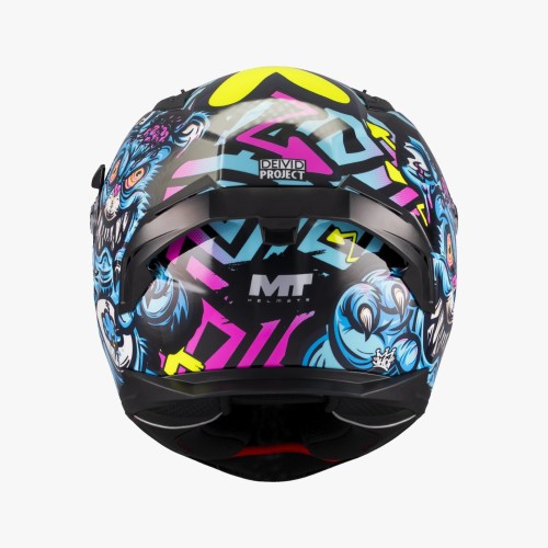 Casco integral MT Braker SV Crazy Teddy B7 brillo tienda outlet ropa Hospitalet