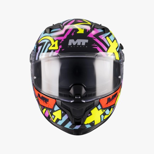 Casco integral MT Braker SV Crazy Teddy B7 brillo tienda outlet ropa Hospitalet