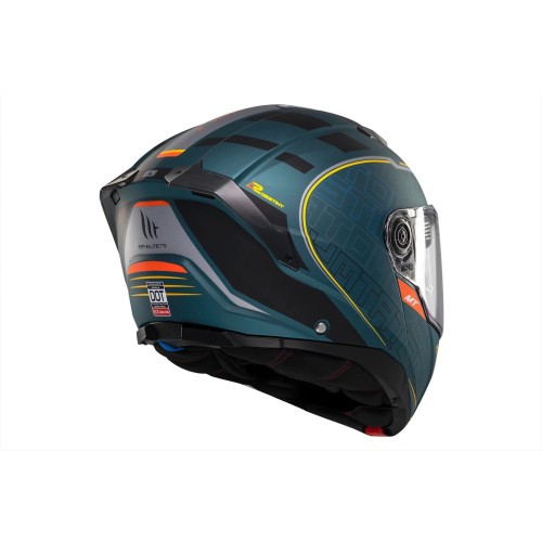 Casco modular MT Atom 2 FU401SV Destiny C6 tienda ropa moto Hospitalet