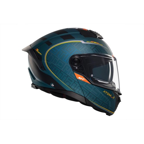 Casco modular MT Atom 2 FU401SV Destiny C6 tienda ropa moto Hospitalet