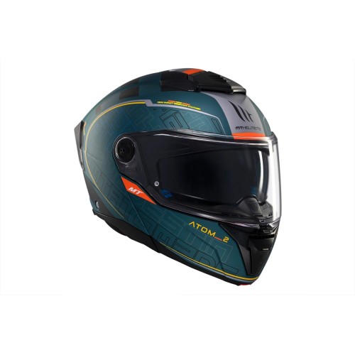 Casco modular MT Atom 2 FU401SV Destiny C6 tienda ropa moto Hospitalet