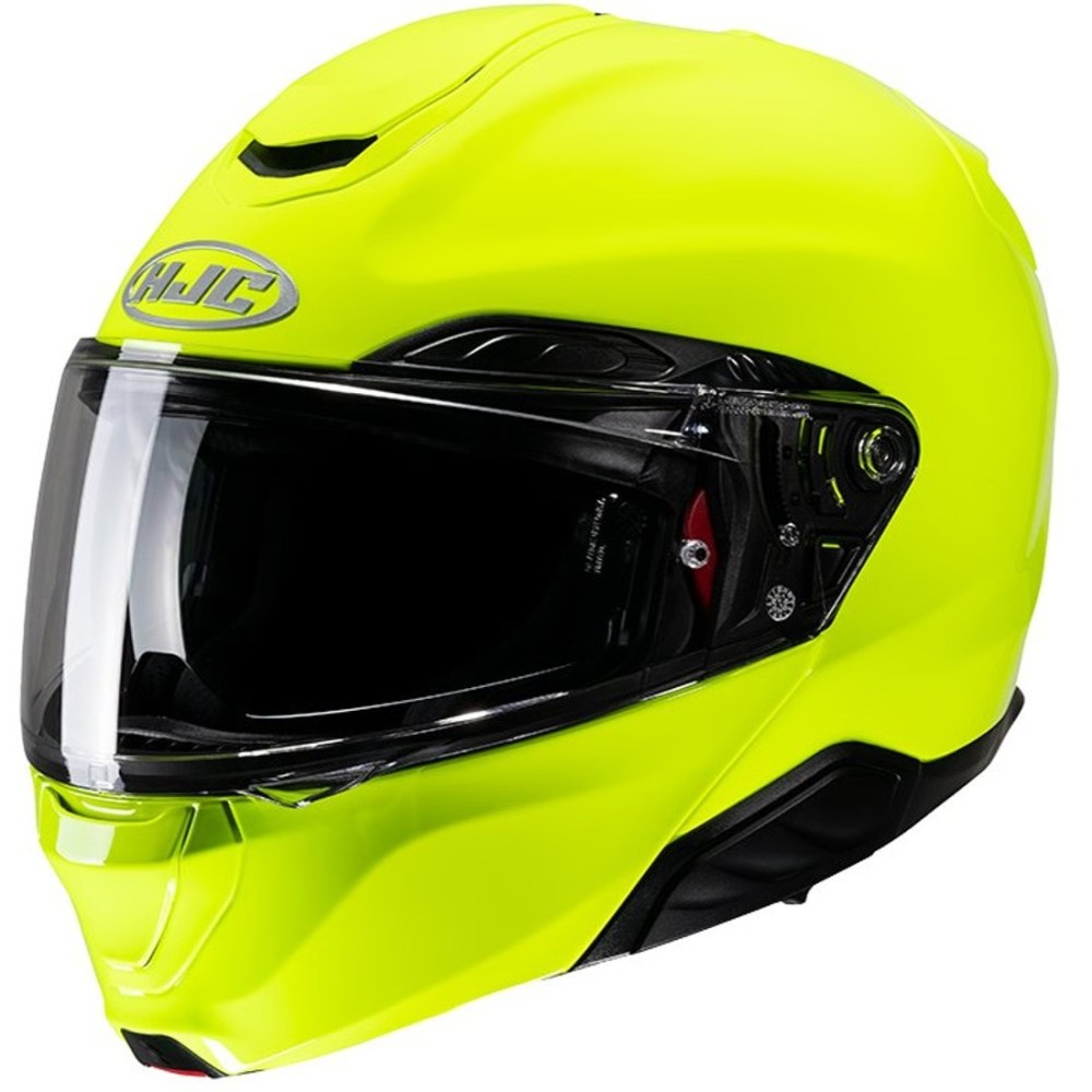 Casco modular HJC RPHA 91 amarillo flúor