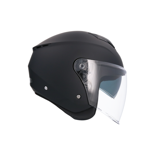 Casco jet Shiro-Axor Ibiza grafito mate en tienda ropa moto Hospitalet
