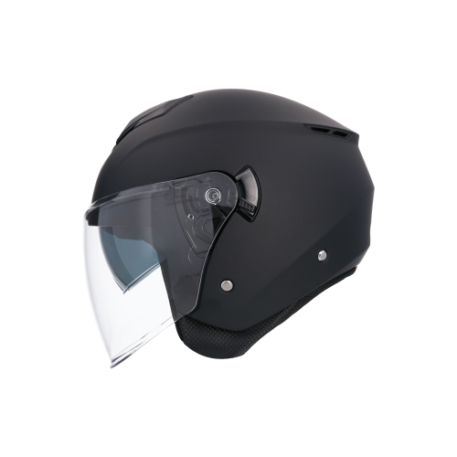 Casco jet Shiro-Axor Ibiza grafito mate en tienda ropa moto Hospitalet