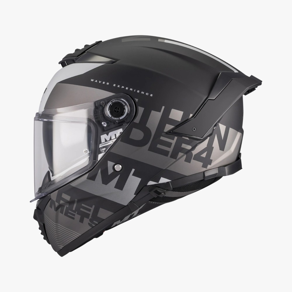 Casco moto MT Thunder 4SV Waves B2 Mate en tienda ropa Hospitalet