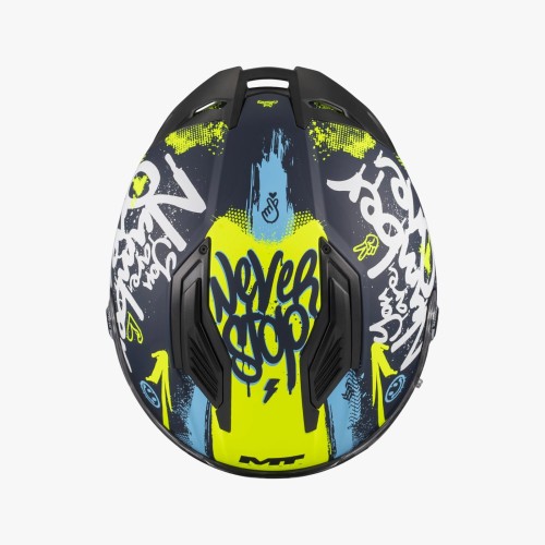 Casco integral moto MT Stinger 2 Rocket C3 Mate tienda ropa moto Hospitalet