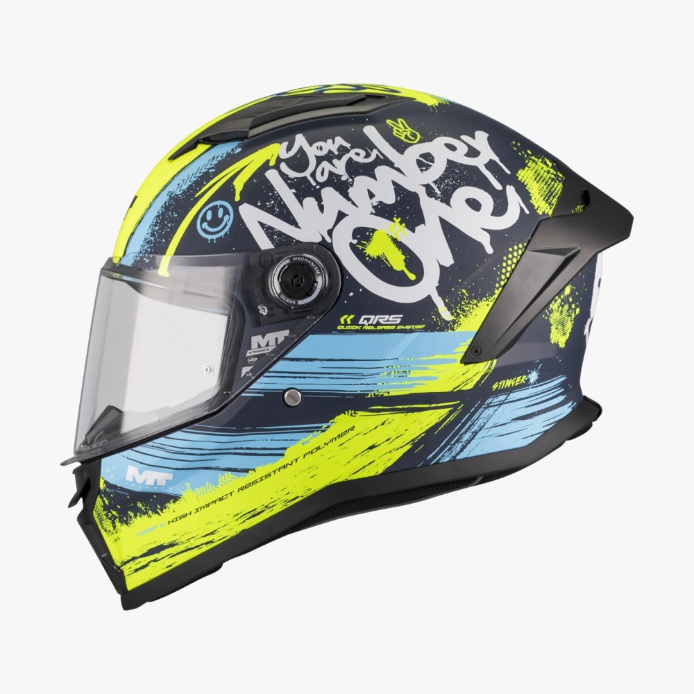 Casco integral moto MT Stinger 2 Rocket C3 Mate tienda ropa moto Hospitalet