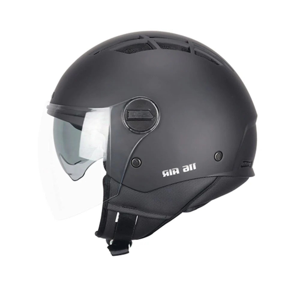 Casco jet CGM 116 AIR negro mate