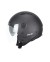 Casco jet CGM 116 AIR negro mate