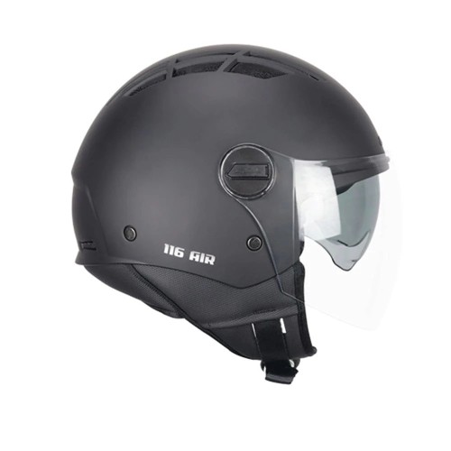 Casco jet CGM 116 AIR negro mate
