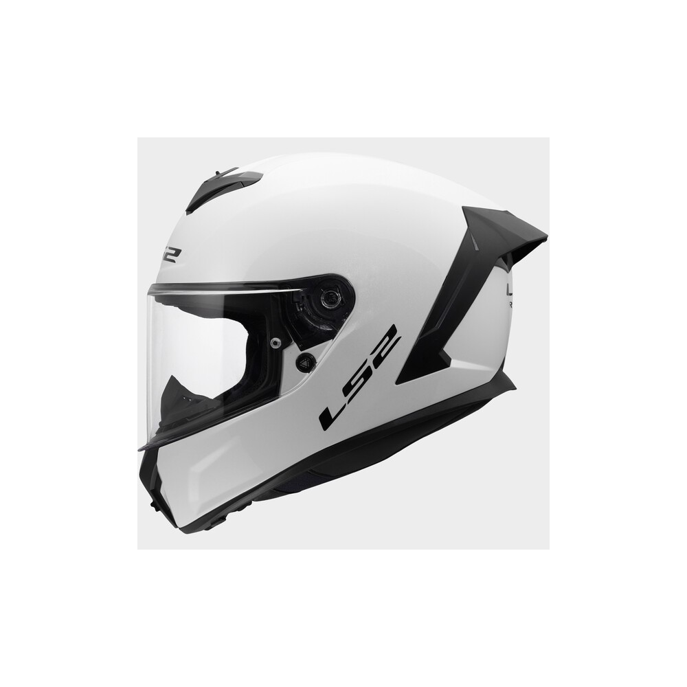 Casco moto integral LS2 FF820 Rapid III Solid Gloss White tienda motos