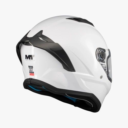 Casco integral moto MT Stinger 2 Blanco Brillo tienda ropa moto Hospitalet